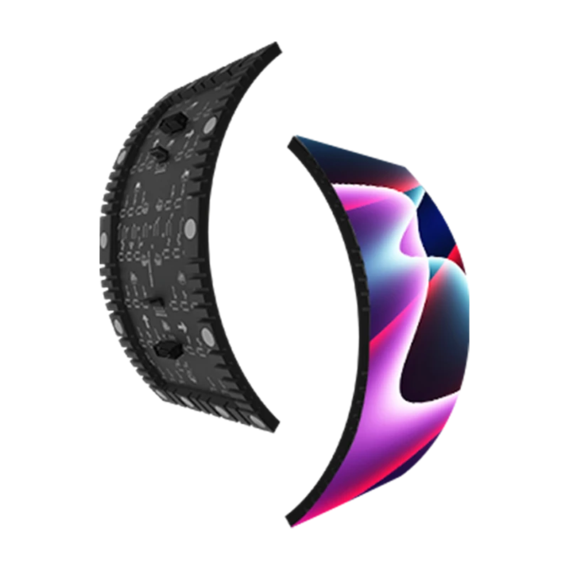 Gebogen LED-scherm
